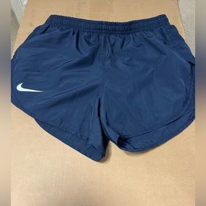 Nike navy running shorts, xs